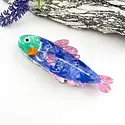 MIL ACHA - Blue Cartoon Sardine Claw Hair Clip