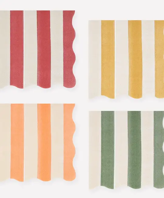 Meri Meri - MEM MEM PS - Fall Stripe Small Napkins