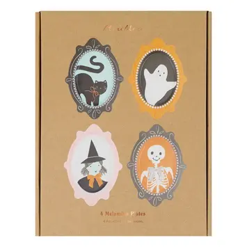 Meri Meri - MEM MEM PS - Halloween Portrait Reusable Plate Set