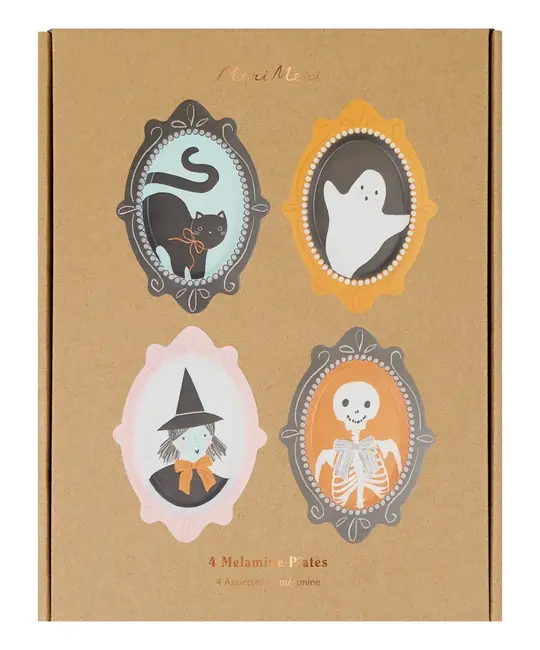 Meri Meri - MEM MEM PS - Halloween Portrait Reusable Plate Set