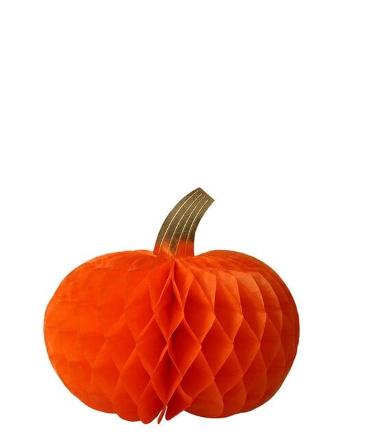 Meri Meri - MEM MEM PSDE - Pumpkin Honeycomb Decorations, Set of 10