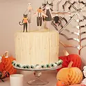 Meri Meri - MEM MEM PSDE - Pumpkin Honeycomb Decorations, Set of 10