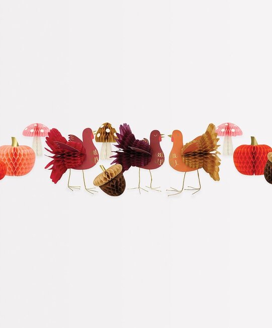 Meri Meri - MEM MEM PSDE - Honeycomb Thanksgiving Table Decorations