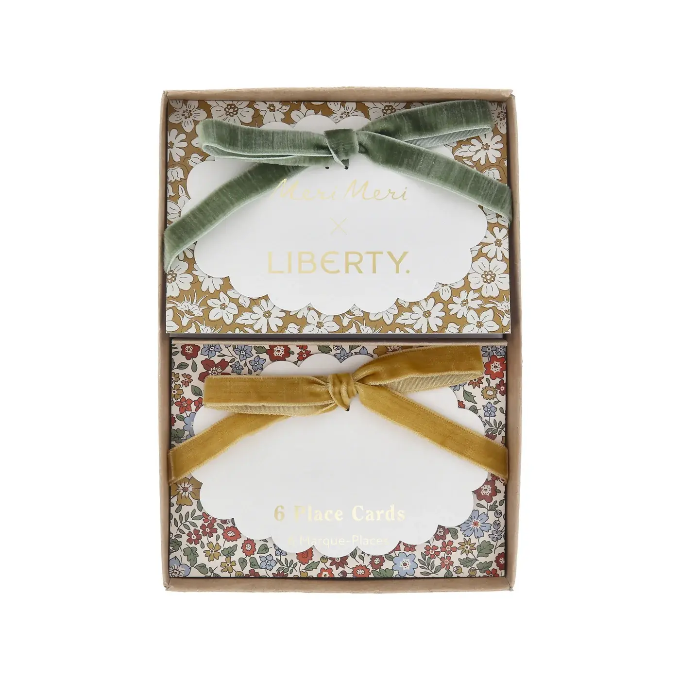 Meri Meri - MEM MEM PC - Liberty Fall with Velvet Bow Place Cards