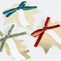 Meri Meri - MEM MEM PC - Gold Leaf with Velvet Bow Place Cards