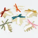 Meri Meri - MEM MEM PC - Gold Leaf with Velvet Bow Place Cards