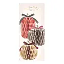 Meri Meri - MEM MEM PSDE - Fall Stripe Large Pumpkin Honeycomb Decorations