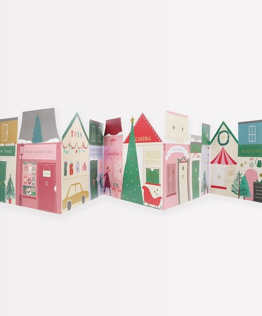 Meri Meri - MEM MEM AD - Christmas Street Concertina Paper Advent Calendar