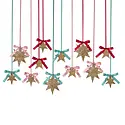 Meri Meri - MEM MEM PSDE - Gold Glitter Stars Hanging Decorations