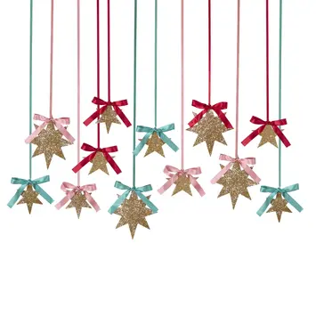 Meri Meri - MEM MEM PSDE - Gold Glitter Stars Hanging Decorations