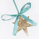 Meri Meri - MEM MEM PSDE - Gold Glitter Stars Hanging Decorations