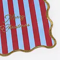 Meri Meri - MEM MEM PS - Striped Merry Christmas Small Napkins