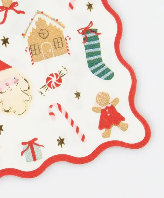 Meri Meri - MEM MEM PS - Jolly Christmas Icons Small Napkins