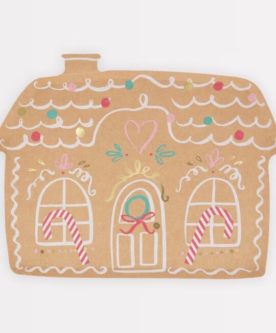 Meri Meri - MEM MEM PSPL - Gingerbread House Plates