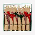 Meri Meri - MEM MEM PSHO - Tartan & Velvet Bow Reindeer Crackers