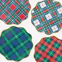 Meri Meri - MEM MEM PSPL - Tartan Plaid Mix Large Dinner Plates