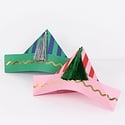 Meri Meri - MEM MEM PS - Fun Stripe Party Hats Mixed Styles