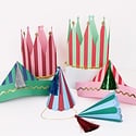 Meri Meri - MEM MEM PS - Fun Stripe Party Hats Mixed Styles