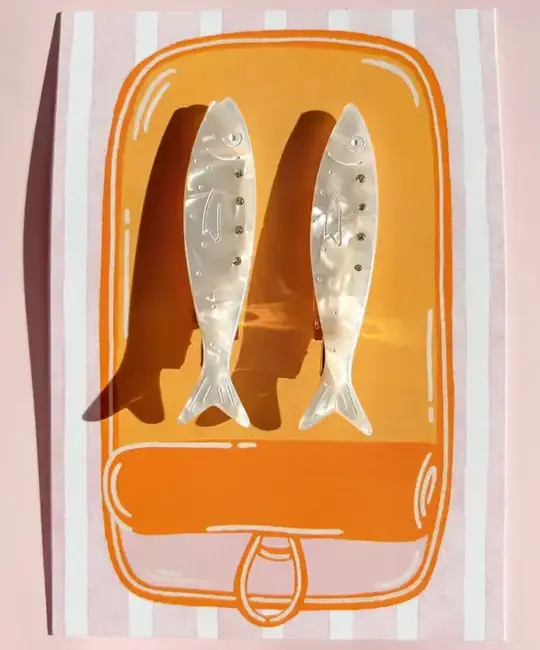 LIC ACHA - Sardine Hair Clip Set