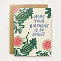 Our Heiday - OH OHGCBI0024 - So Sweet Watermelon Birthday Card