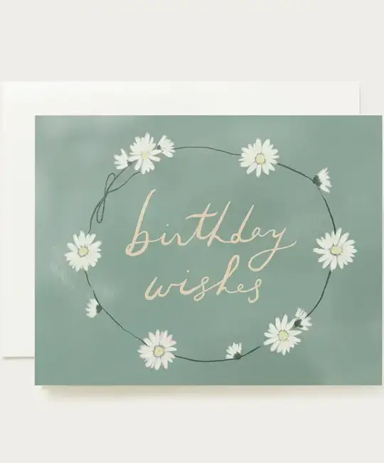 Our Heiday - OH OHGCBI0022 - Wishes Daisies Birthday Card