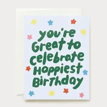Our Heiday - OH OHGCBI0020 - Great To Celebrate Birthday Card