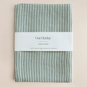 Our Heiday - OH OH HGKL - Grove Classic Stripe Linen Tea Towel