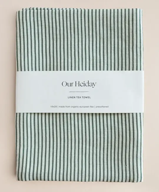 Our Heiday - OH OH HGKL - Grove Classic Stripe Linen Tea Towel