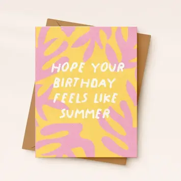 Daydream Prints - DP DPGCBI0027 - Feels Like Summer Birthday Card