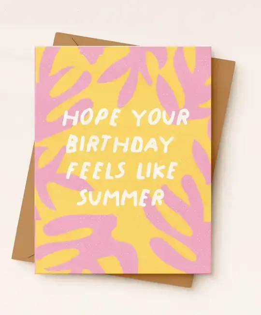 Daydream Prints - DP DPGCBI0027 - Feels Like Summer Birthday Card