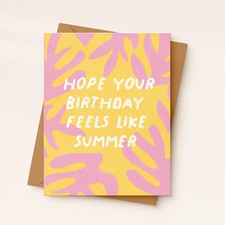 Daydream Prints - DP DPGCBI0027 - Feels Like Summer Birthday Card