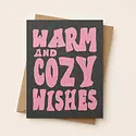 Daydream Prints - DP DPGCHO0003 - Warm and Cozy Wishes Holiday Card