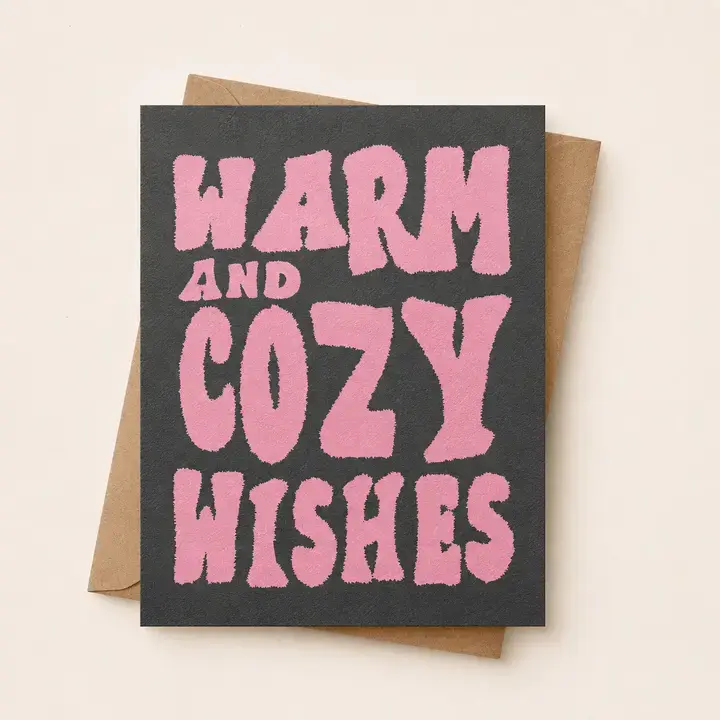 Daydream Prints - DP DPGCHO0003 - Warm and Cozy Wishes Holiday Card