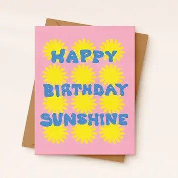 Daydream Prints - DP DPGCBI0028 - Sunshine Birthday Card