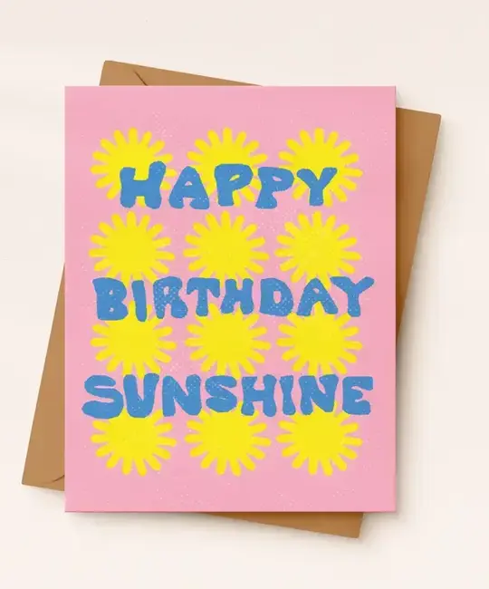 Daydream Prints - DP DPGCBI0028 - Sunshine Birthday Card