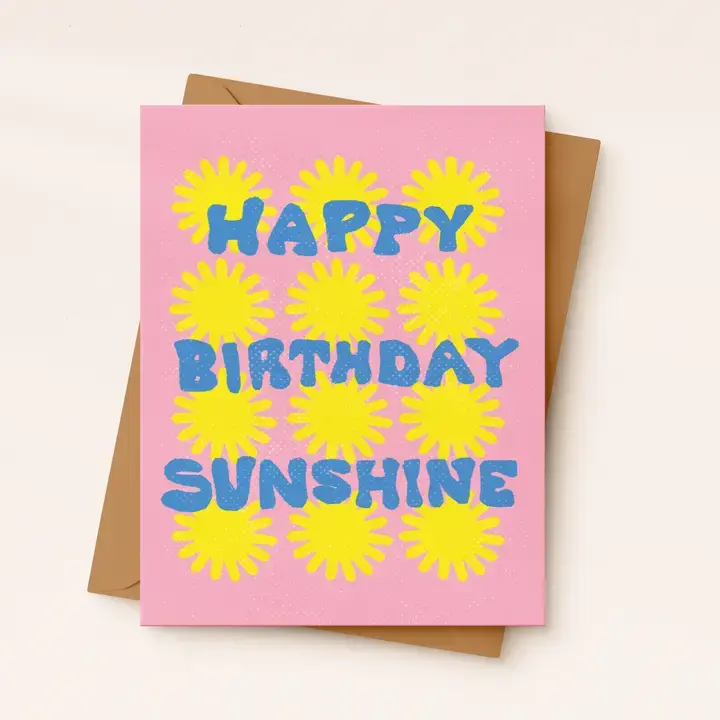 Daydream Prints - DP DPGCBI0028 - Sunshine Birthday Card