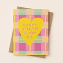 Daydream Prints - DP DPGCHO0004 - Pinkmas Plaid Holiday Card