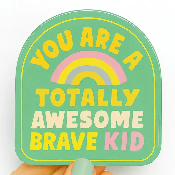 Daydream Prints - DP DP ST - Awesome Brave Kid Sticker