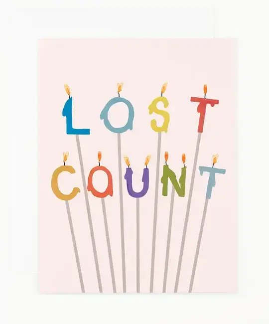 Dear Hancock - DH DHGCBI - Lost Count Candle Birthday Card