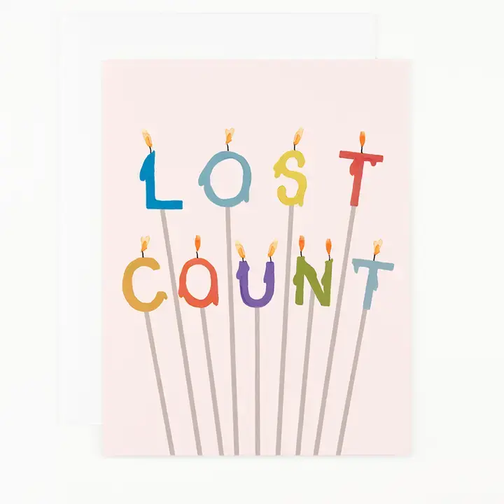 Dear Hancock - DH DHGCBI - Lost Count Candle Birthday Card