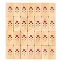 One Canoe Two Letterpress - OC OC GPGA - Scandinavian Floral Wooden Domino Game Set
