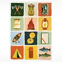 One Canoe Two Letterpress - OC OC GP - Campfire stories 1000 Piece Jigsaw Puzzle