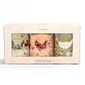 One Canoe Two Letterpress - OC OC GP - Chicken Meadows 100 Piece Shaped Jigsaw Puzzle Set of 3
