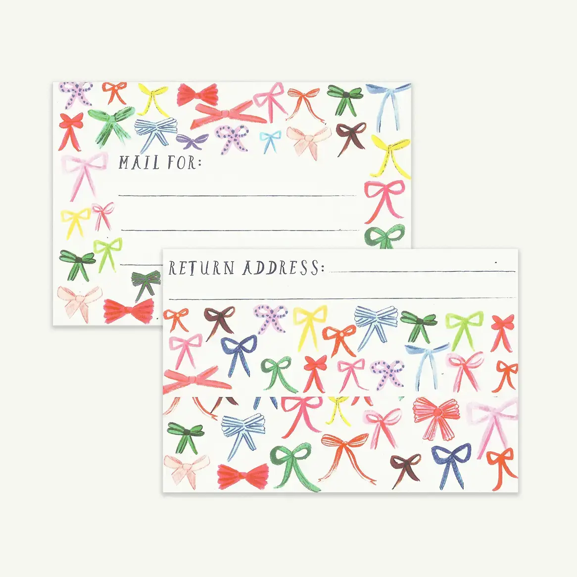 Mr. Boddington's Studio - MB MB STA - Bow Tri-Fold Stationery Set