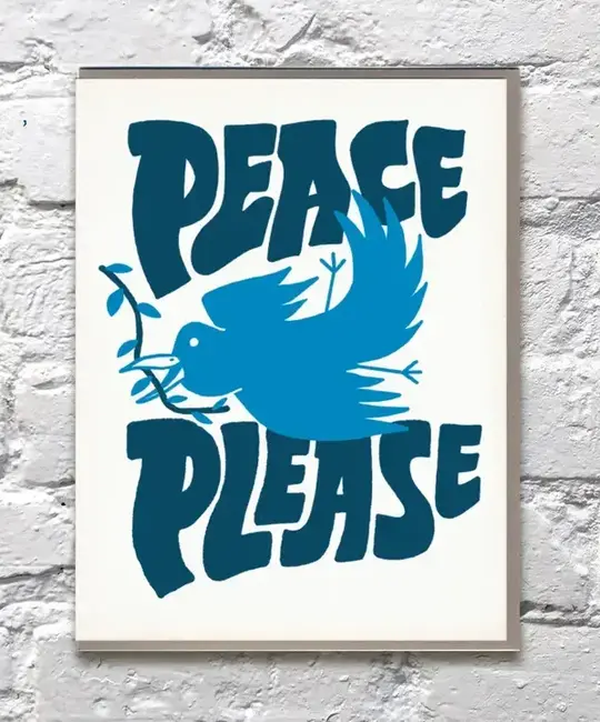 Bench Pressed - BP BPGCMI0010 - Peace Please Dove Card