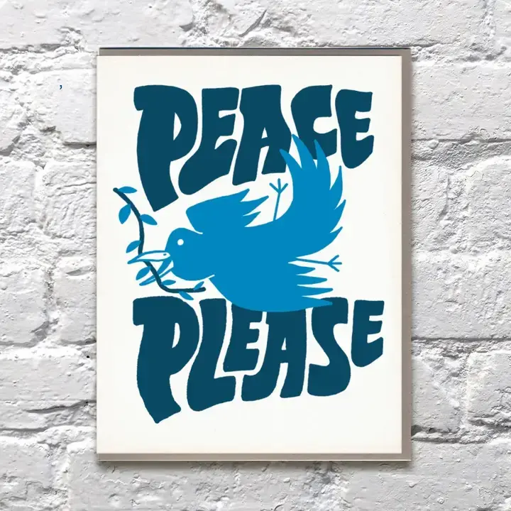 Bench Pressed - BP BPGCMI0010 - Peace Please Dove Card