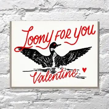 Bench Pressed - BP BPGCVD0004 - Loony For You Valentine's Day card