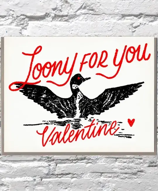 Bench Pressed - BP BPGCVD0004 - Loony For You Valentine's Day card