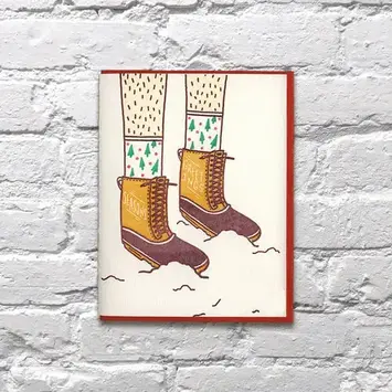Bench Pressed - BP BPGCHO0002 - Boots Seasons Greetings Holiday Card