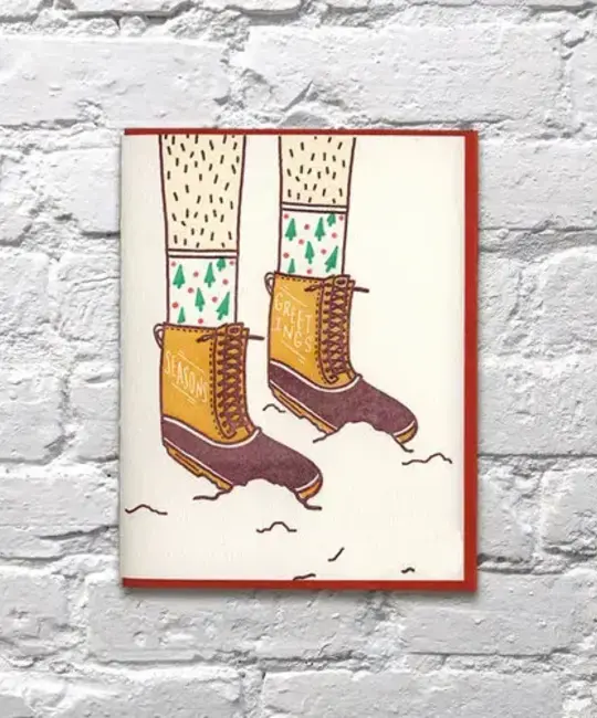 Bench Pressed - BP BPGCHO0002 - Boots Seasons Greetings Holiday Card
